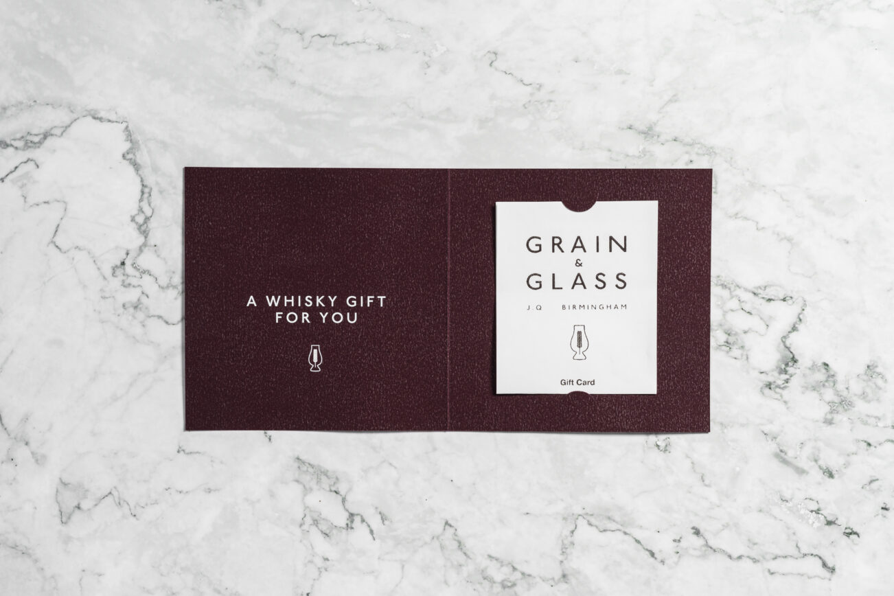Redeeming gift vouchers Grain & Glass